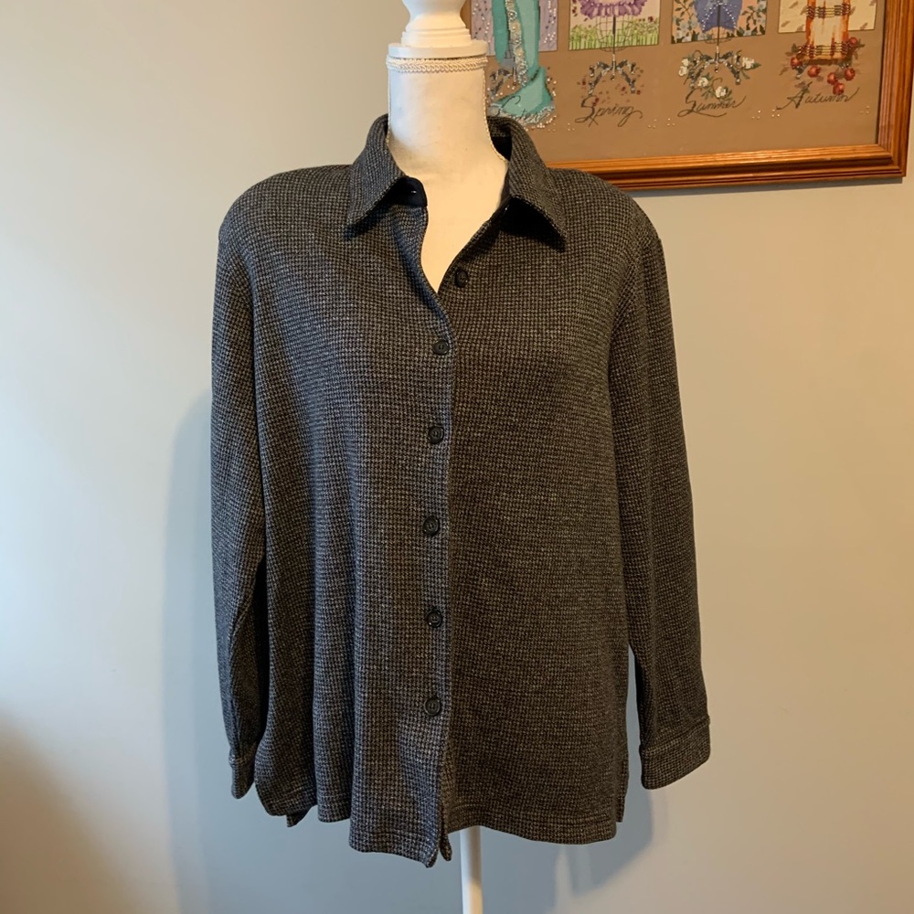 VTG Draper’s and Damon’s button down sweater